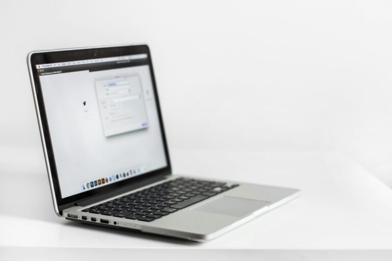 Laptop keyboard representing secure business passwords and password manager use