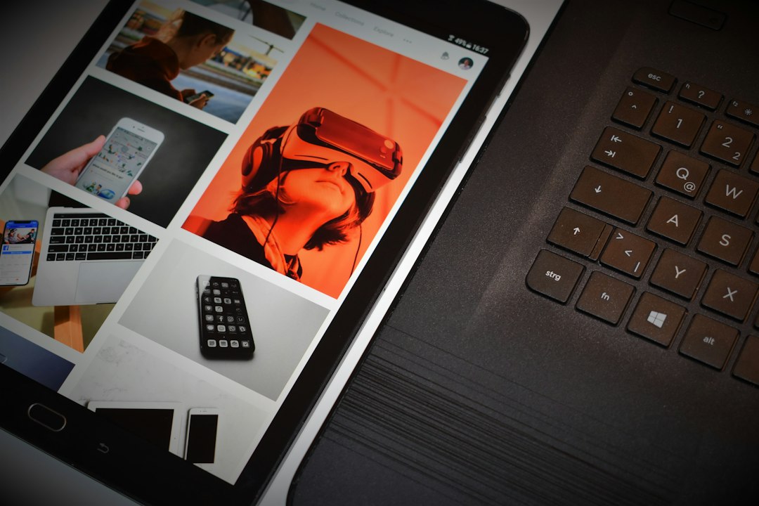 Smartphone and tablet on a business workspace, representing mobile device security